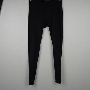 Cuddl Duds Warm Essentials Black Thermal Leggings Womens Small